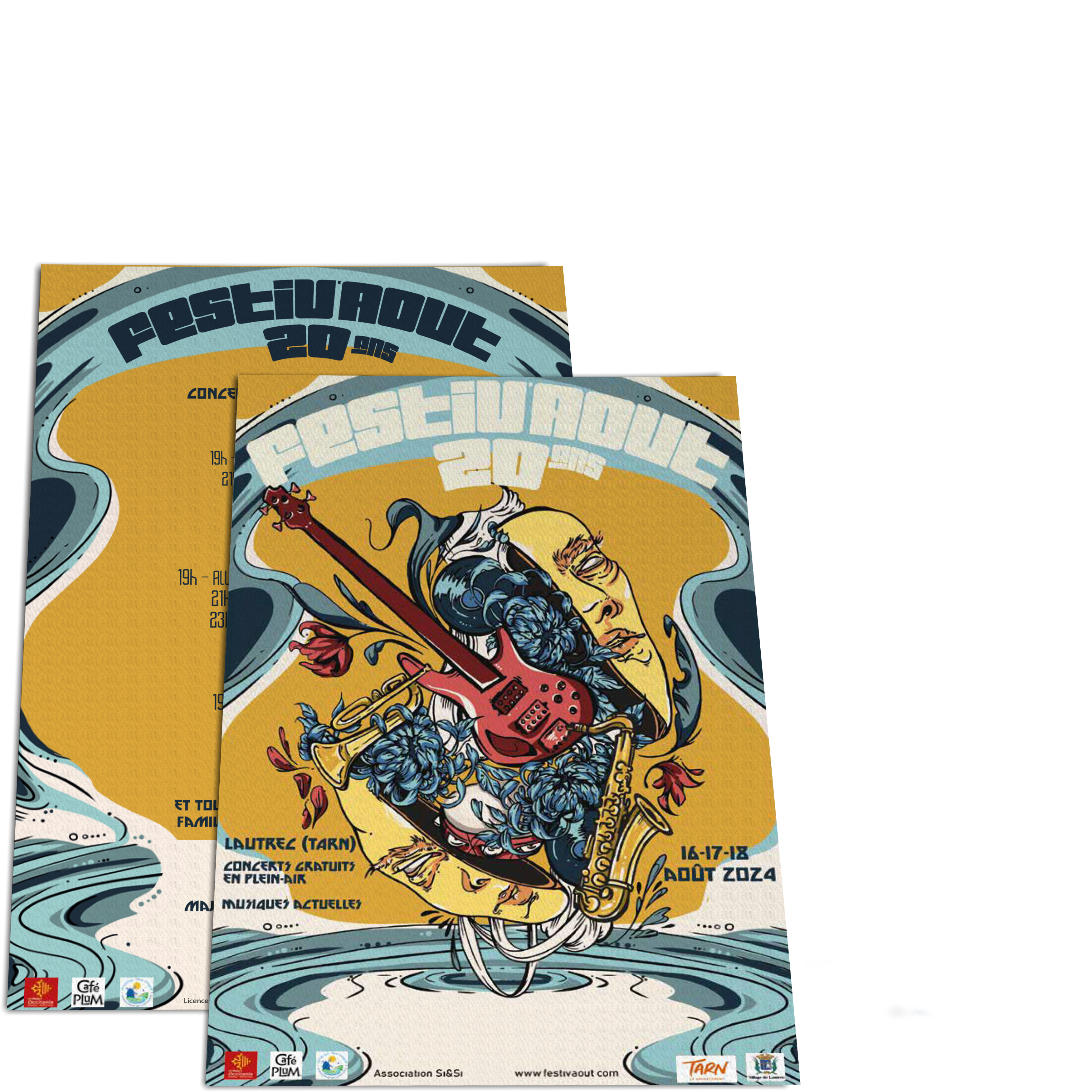 Mockup flyer recto-verso